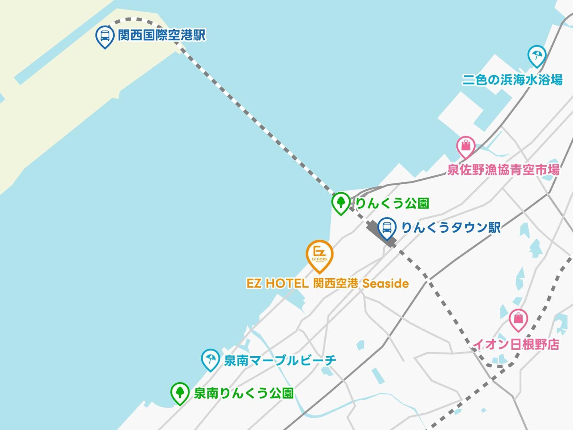 Ez Hotel Kansai Airport Seaside Izumi-Szano Kültér fotó